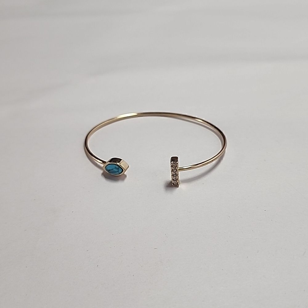 Jules Smith Pave Bar and Stone Cuff